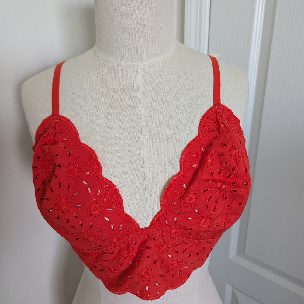 Red Lace Bralette